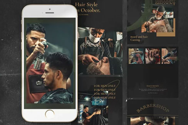 Barbershop Instagram Banners – Free & Premium PSD, Ai, Word, Doc, InDesign, Publisher, Vector, EPS, PNG Formats Download
